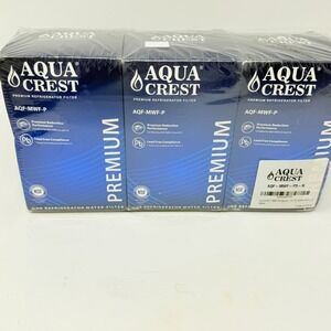 Aqua Crest AQF-MWF-P‎ Premium Refrigerator Water Filter Replacement (3-Pack)